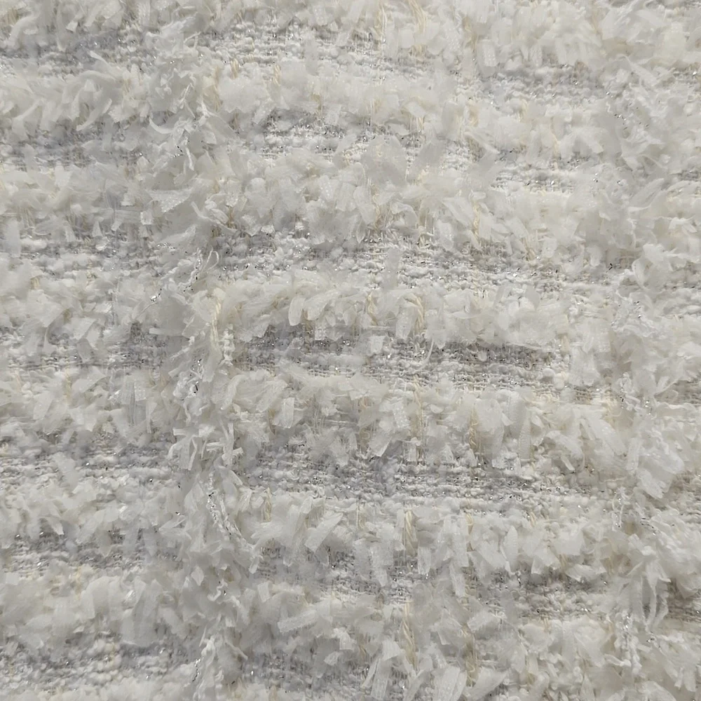 Balmain White Tweed Jacket 38/M - Picture 8 of 8